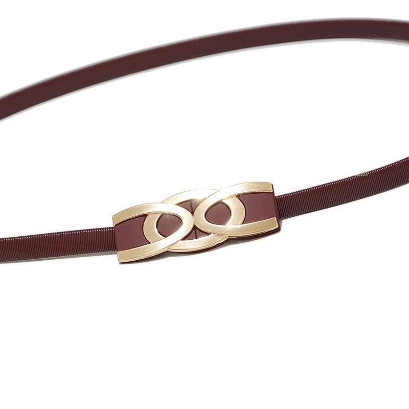 Bow spring waist chain