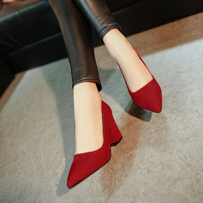 High heels fashion thick heel