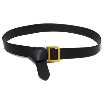 Faux leather soft belt