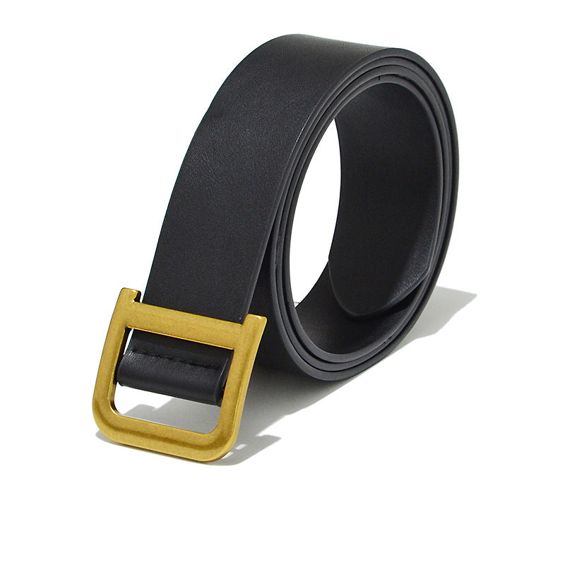 Faux leather soft belt