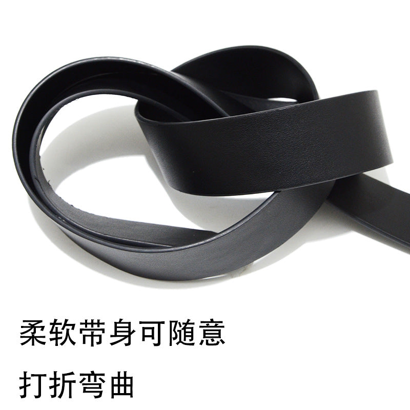 Faux leather soft belt