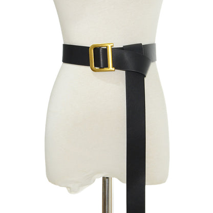 Faux leather soft belt