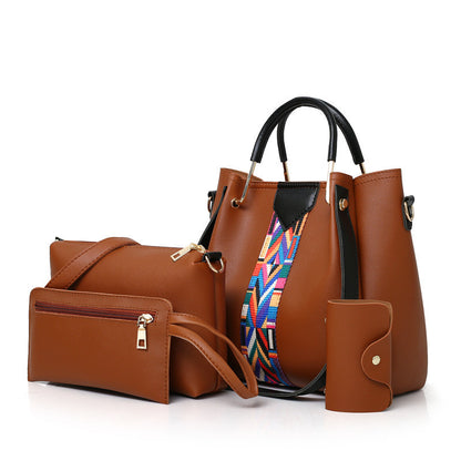Fashion women's bag four-piece set