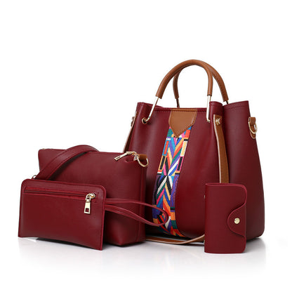 Fashion women's bag four-piece set