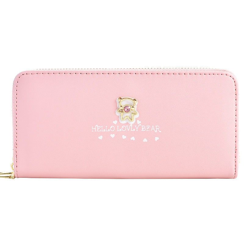 Double zipper large capacity mobile phone bag