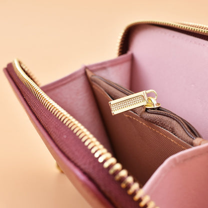 Double zipper large capacity mobile phone bag