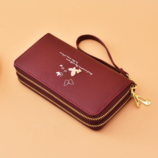Wallet Female long mobile phone bag