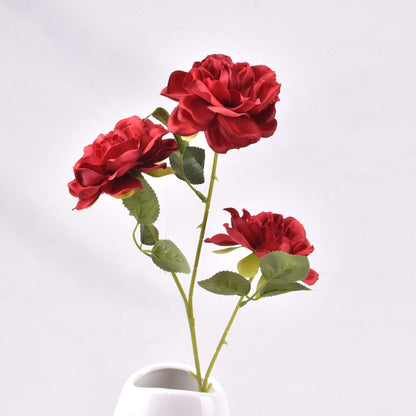 Artificial flower 3 heads gardenia