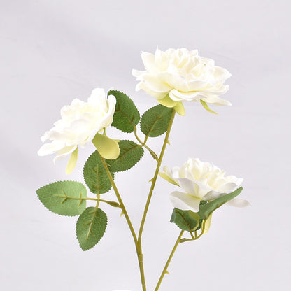 Artificial flower 3 heads gardenia
