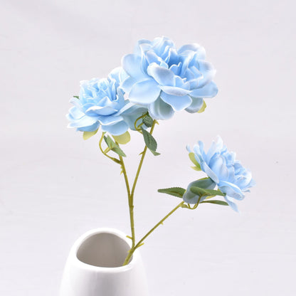 Artificial flower 3 heads gardenia