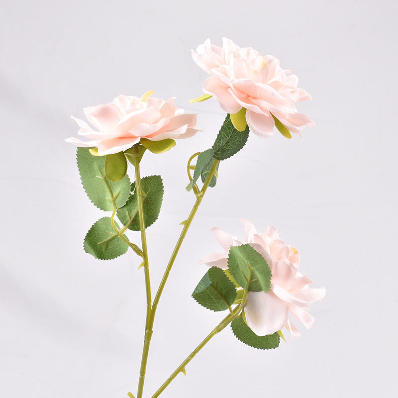 Artificial flower 3 heads gardenia