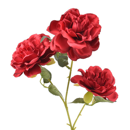 Artificial flower 3 heads gardenia