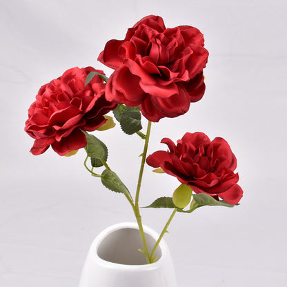 Artificial flower 3 heads gardenia