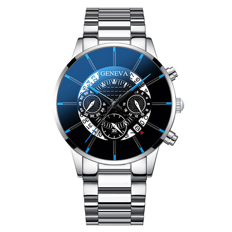 GENEVA watch men's steel belt
