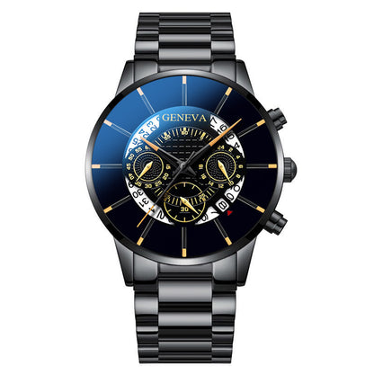 GENEVA watch men's steel belt