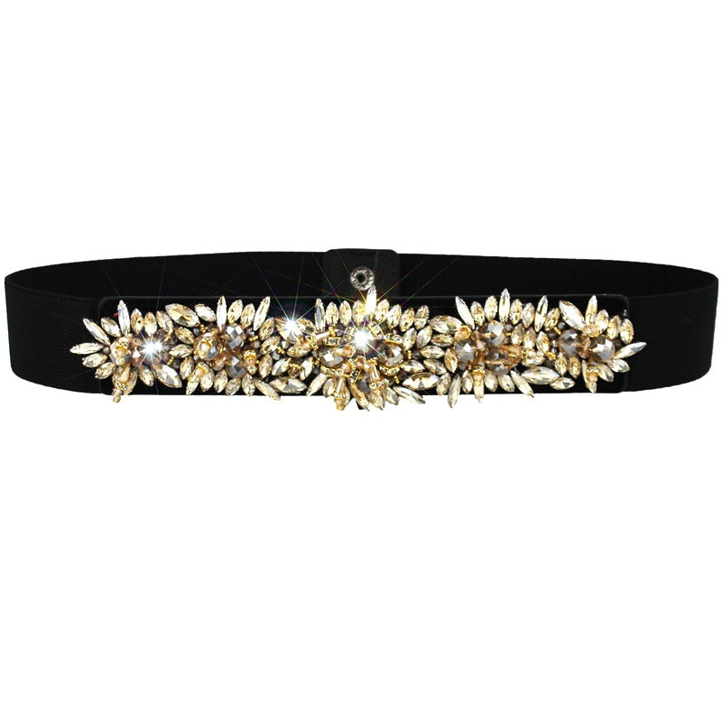 Crystal elastic waist seal