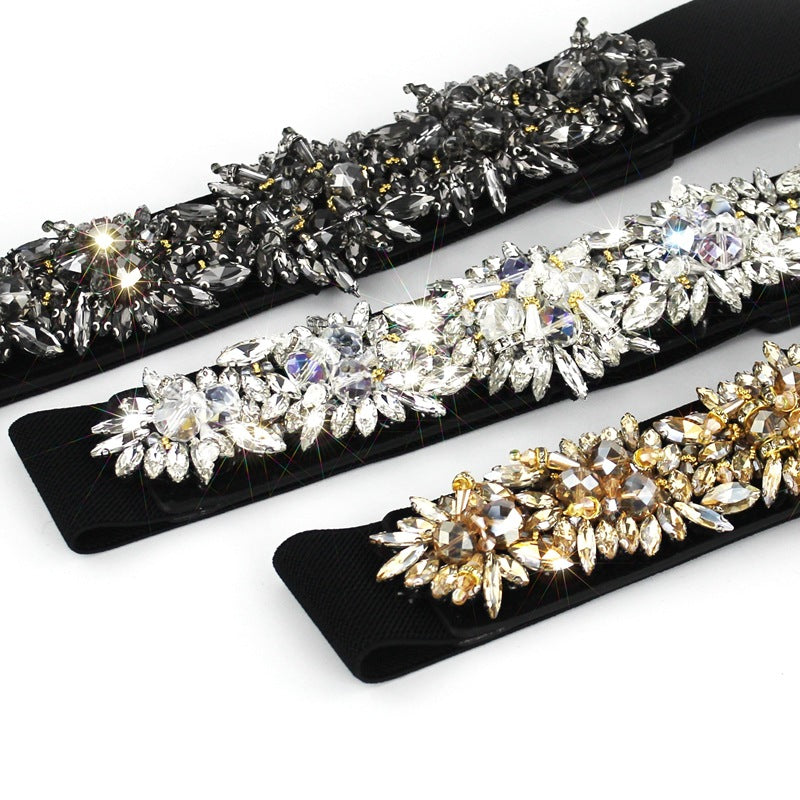 Crystal elastic waist seal