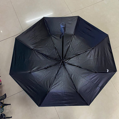 Paraguas automático con protección solar y estampado de margaritas 