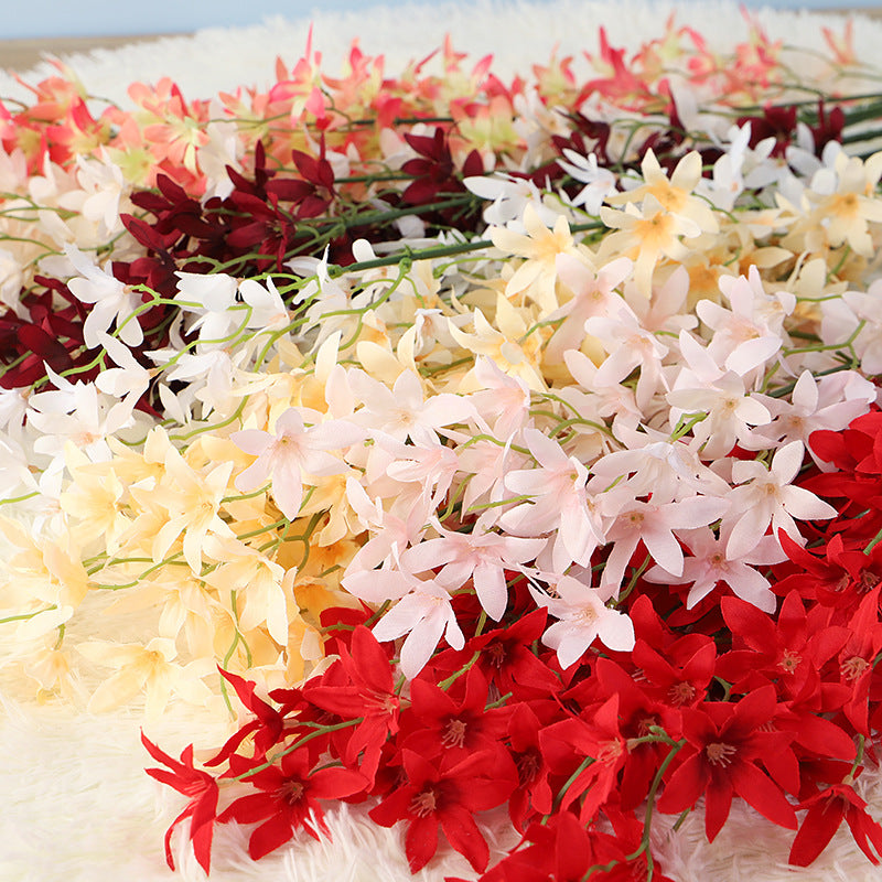 Orchid cross cherry blossom lilac orchid line artificial flower