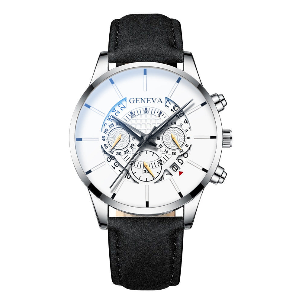 GENEVA watch men's steel belt
