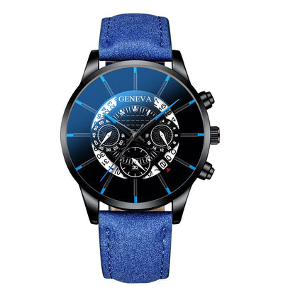 GENEVA watch men's steel belt