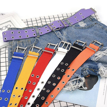Hollow jeans belt