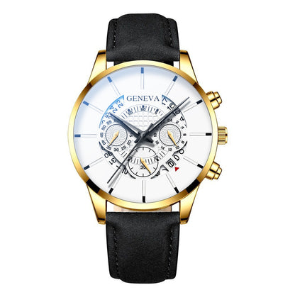 GENEVA watch men's steel belt