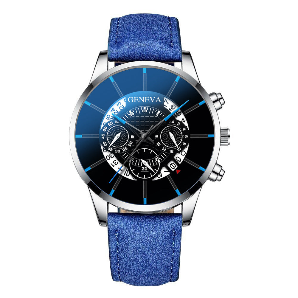 GENEVA watch men's steel belt