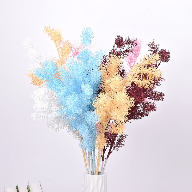 Simulación de pequeña flor de niebla vainilla pequeña de 3 puntas 