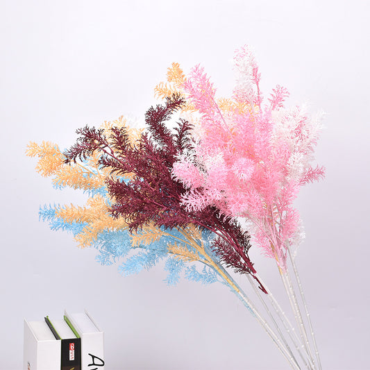 Simulación de pequeña flor de niebla vainilla pequeña de 3 puntas 