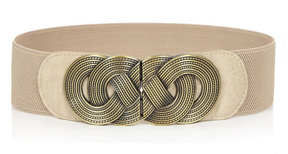 European and American retro wide waist seal