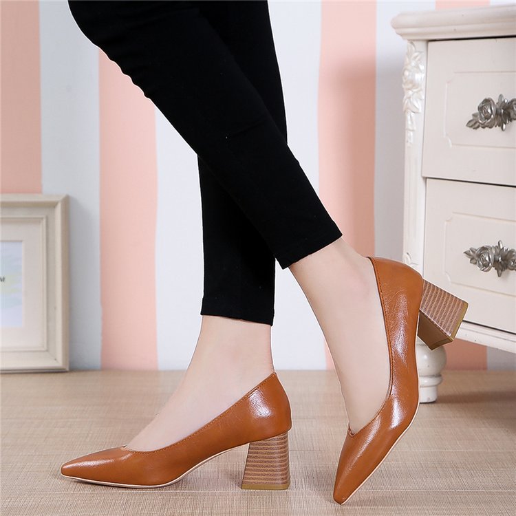 Shallow mouth sexy high heels women's shoes
