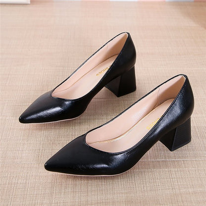 Shallow mouth sexy high heels women's shoes