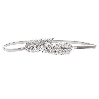 Gold Silver Leaf Belt