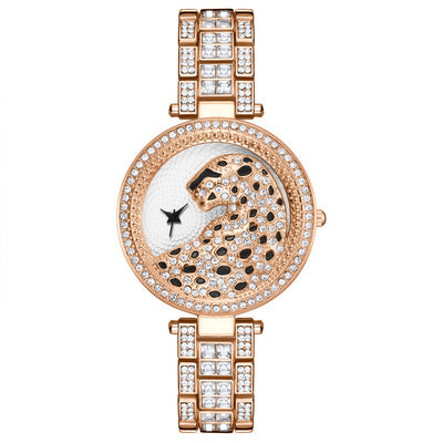 Full-Diamond Womens Watch Steel Band Classic