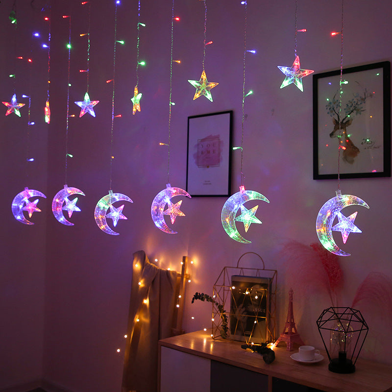 Luces de cadena de luces de estrellas a prueba de lluvia