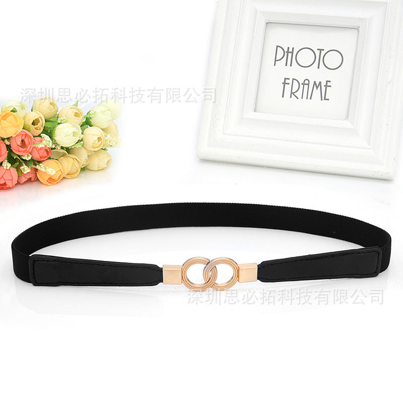 Elastic thin belt Korean version