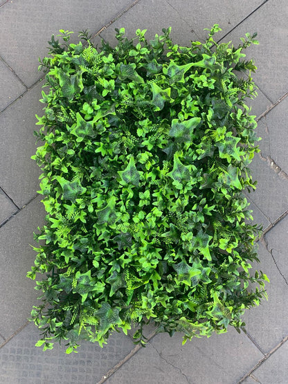 Artificial turf green wall flower wall
