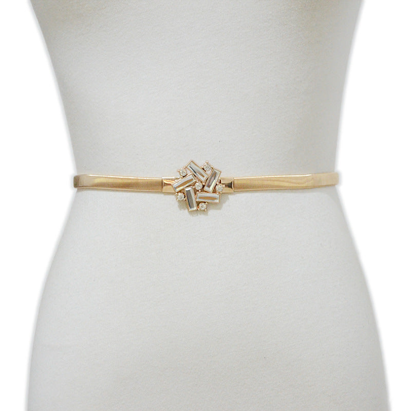 fashion Rhinestone inlaid decorative belt