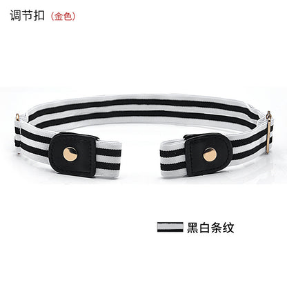 Belt buckle-free elastic belt