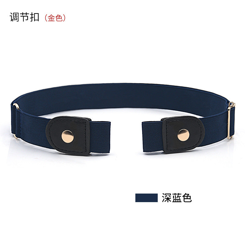 Belt buckle-free elastic belt