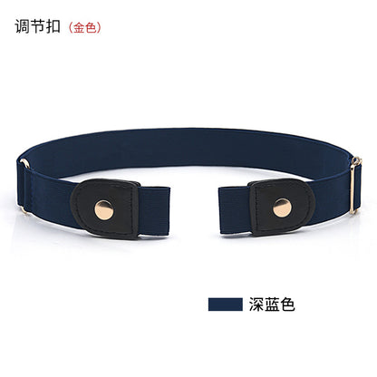 Belt buckle-free elastic belt