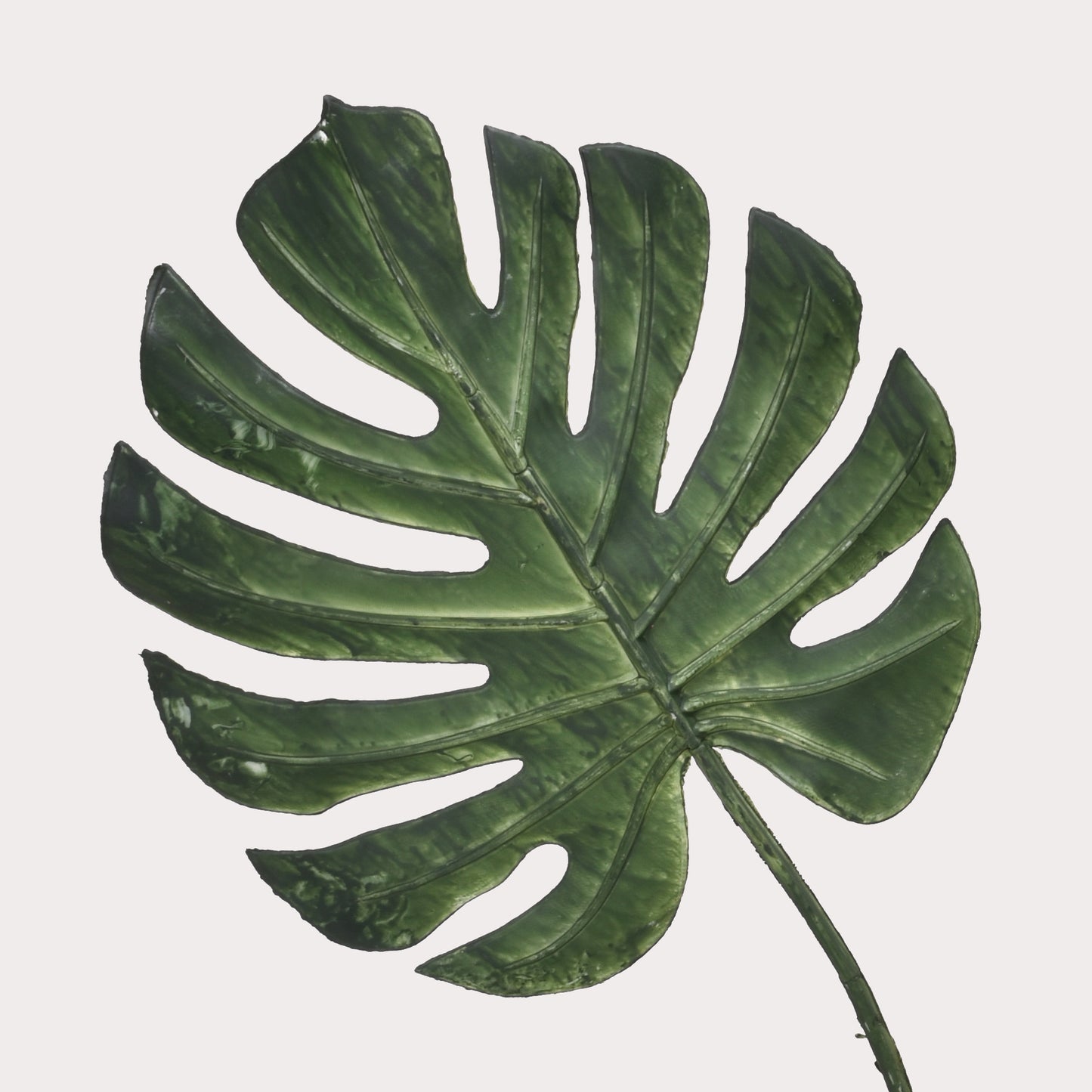 Simulated plant single leaf flower arrangement accessories
