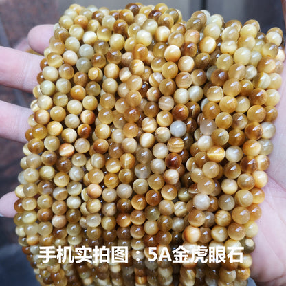 Tiger's eye stone loose beads jewelry accessories