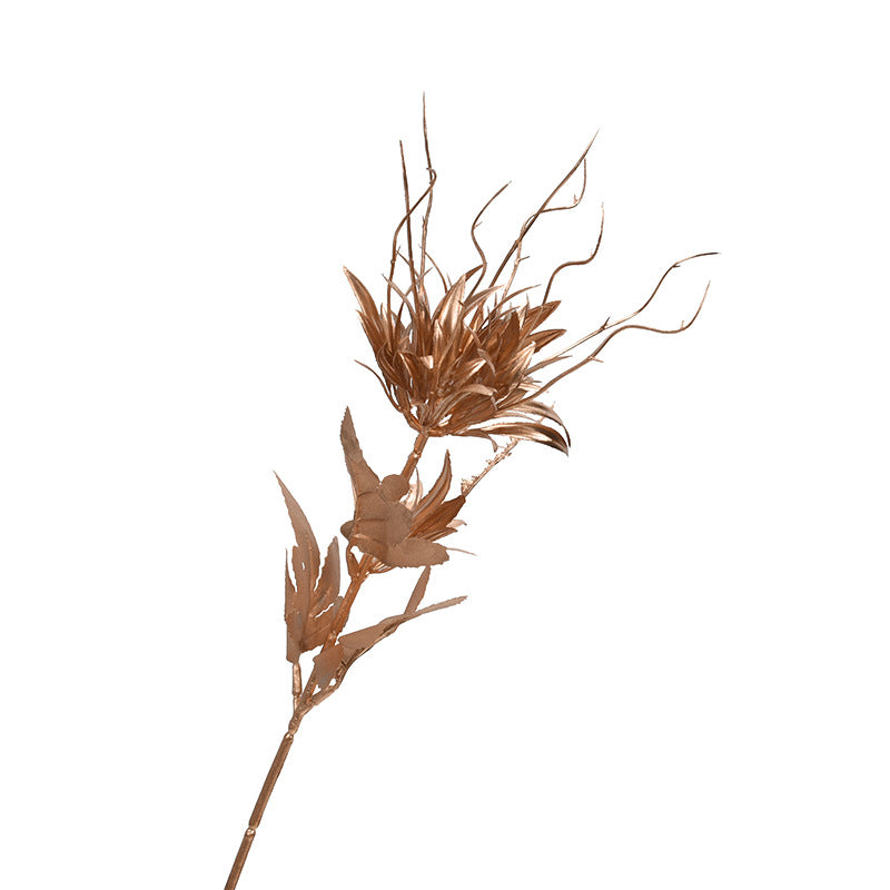 Simulación de barba de dragón de plástico Epiphyllum de una sola llama 