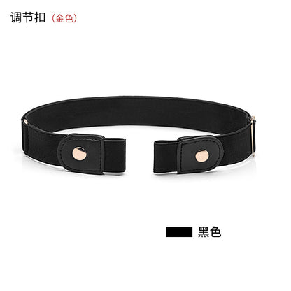 Belt buckle-free elastic belt