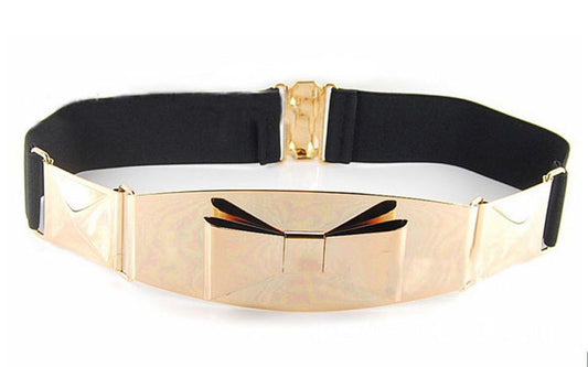 Smooth Mirror Bow Belt