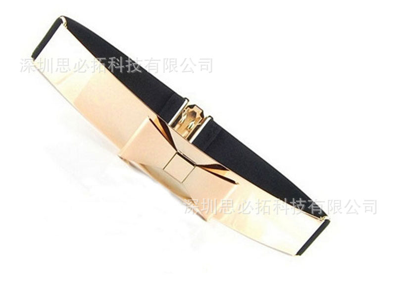 Butterfly decorative sequined belt