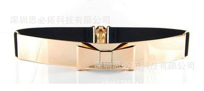 Golden Mirror Butterfly Belt