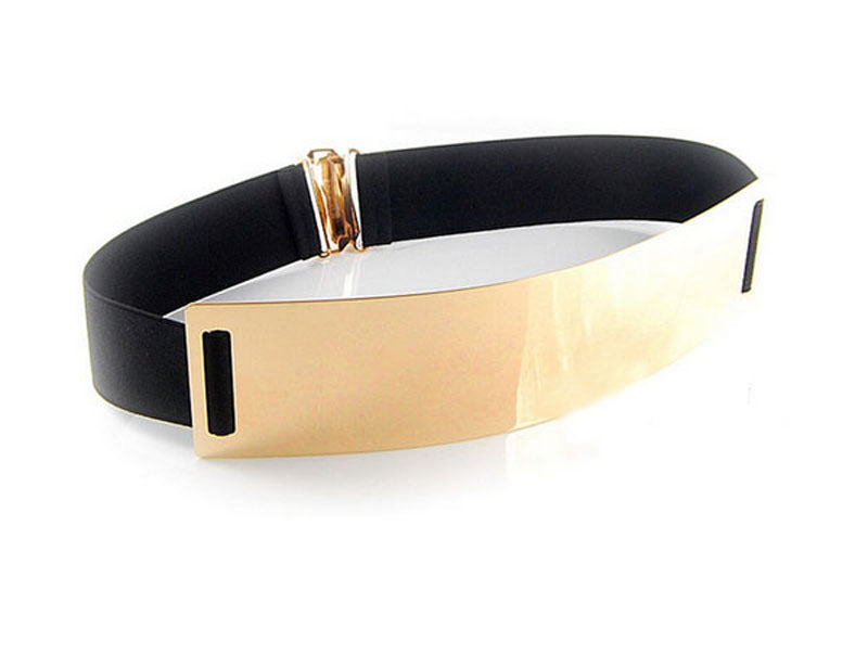 Gold iron sheet, waist belt.